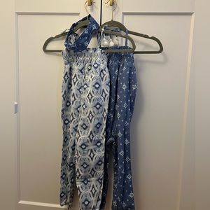 Two Rachel Zoe rompers with headbands